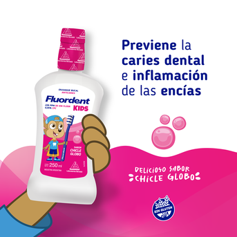 Enjuague Bucal Kids  Fluordent x250 ml