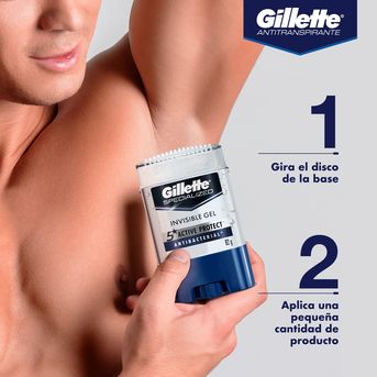 Desodorante en Barra Gillette Clear Gel Antibacterial x 82gr