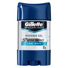 Desodorante En Barra Gillette Clear Gel Coolwave x82gr