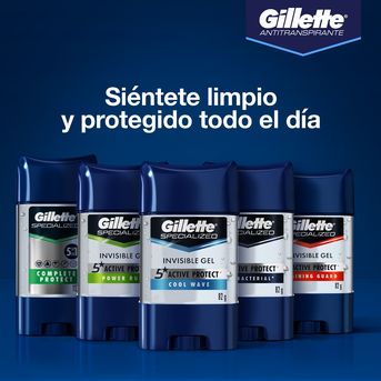 Desodorante En Barra Gillette Clear Gel Coolwave x82gr