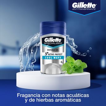 Desodorante En Barra Gillette Gel Coolwave x45gr