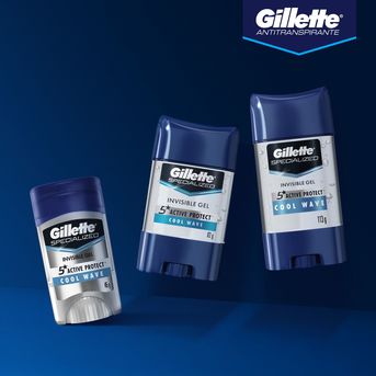 Desodorante En Barra Gillette Gel Coolwave x45gr