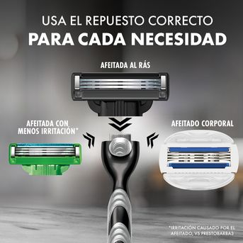 Gillette Mach 3 Carbono Cartucho 2 und