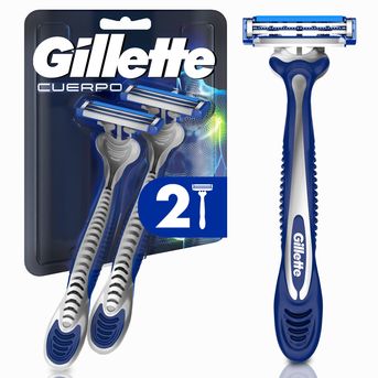 Máquina de Afeitar Corporal Gillette 2 unidades