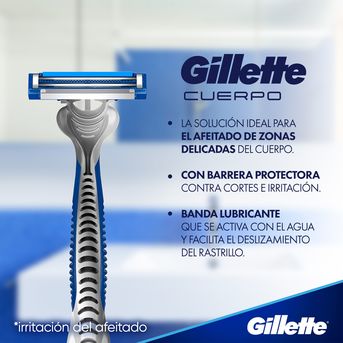 Máquina de Afeitar Corporal Gillette 2 unidades