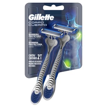 Máquina de Afeitar Corporal Gillette 2 unidades
