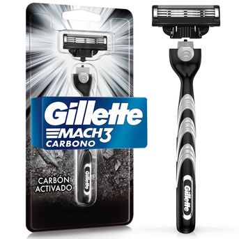 Máquina de Afeitar Gillette Mach 3 Carbono x 1 und