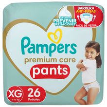 Pañales Pampers Premium Care Pants Extra Grande x26 unidades