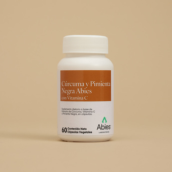 Cúrcuma Abies Pimienta Negra Vitamina C 60 Cápsulas