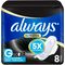 Toallitas Femeninas Always Noche Ultra Seca x 8unidades