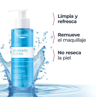 Gel de Limpieza Facial Eucerin DermatoCLEAN 200 ml