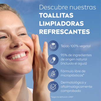 Toallitas desmaquillantes Nivea MicellAir 25 un