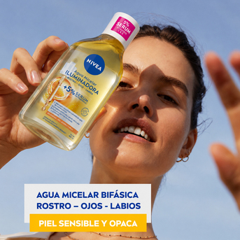 Agua Micelar Nivea Iluminadora Piel Sensible 400 ml 