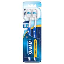 Cepillo Dental Oral-B Clean Indicator Medio 2 Unidades