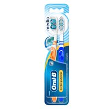 Cepillo Dental Oral B Limpieza Completa Medio 2 Unidades