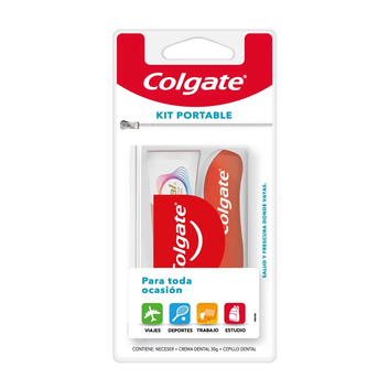 Kit Portable Colgate Cepillo Dental + Crema Dental 30g