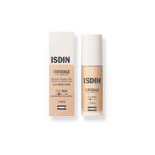 Base De Maquillaje Isdin Coverage 2 Beige SPF50+ 30 ml
