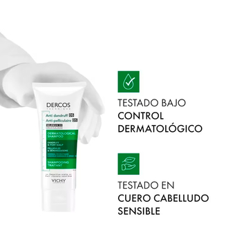 Shampoo Anti-Caspa Vichy Dercos para cabello normal a graso 95 ML