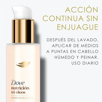  Tratamiento Leave In Dove Nutrición + Tri-Óleos 110 ml