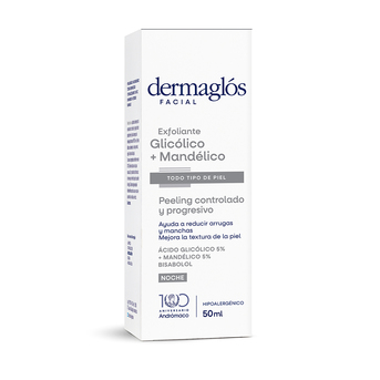 Exfoliante Facial Dermaglós Glicólico y Mandélico 50 ml