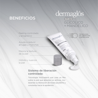 Exfoliante Facial Dermaglós Glicólico y Mandélico 50 ml
