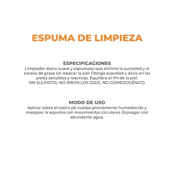 Espuma de Limpieza Aveno 150 ml