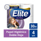 Papel Higiénico Doble Hoja Elite Ultra 30mts 4 Unidades