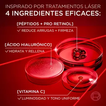 Crema Facial Revitalift Laser Anti Edad Día 50 ml