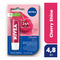 Protector Labial Nivea Cherry Shine Humectante 4.8 GR