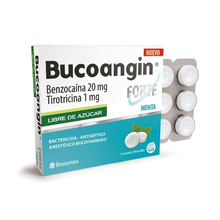 Bucoangin Forte Libre Azucar Menta 9 Caramelos