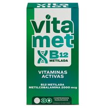 Multivitamínico Vitamet B12 Metilcobalamina 30 Comprimidos