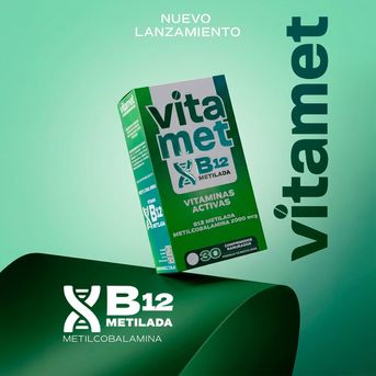 Multivitamínico Vitamet B12 Metilcobalamina 30 Comprimidos