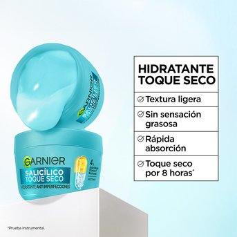 Hidratante Anti Imperfecciones Garnier  Salicílico Toque Seco 85 GR