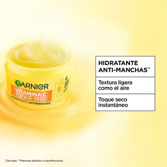 Hidratante Anti Manchas Garnier Vitamina C Toque seco 85 GR