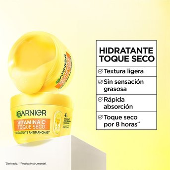 Hidratante Anti Manchas Garnier Vitamina C Toque seco 85 GR