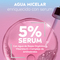 Agua Micelar Bifásica Nivea Rose Care con 5% Serum 400ml