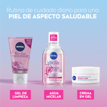 Agua Micelar Bifásica Nivea Rose Care con 5% Serum 400ml
