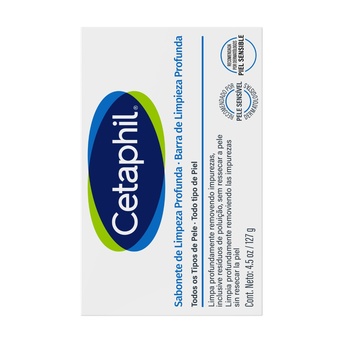 Barra de Limpieza Facial Profunda Cetaphil 127 gr