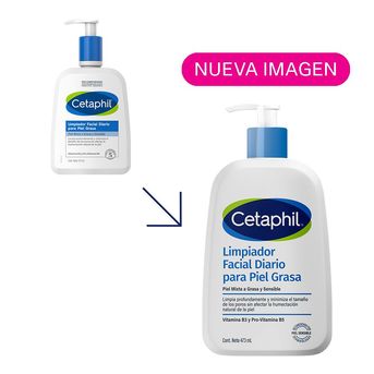 Limpiador Facial Cetaphil Diario Piel Grasa x 473ml