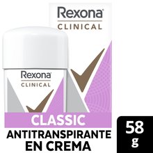 Antitranspirante en barra Rexona Clinical Classic 58 gr