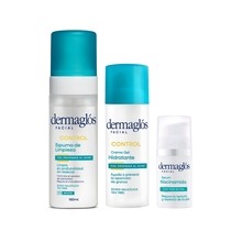 Kit Facial Dermaglós Control Acné + Serum Niacinamida