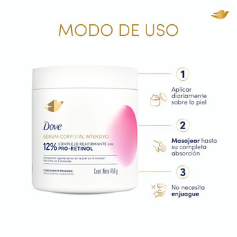 Sérum Corporal Intensivo Dove Pro-Retinol  450 gr