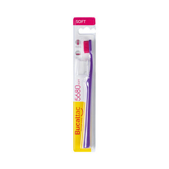 Cepillo Dental Bucal Tac 5680 con Capuchon Ultra Soft 1 Unidad