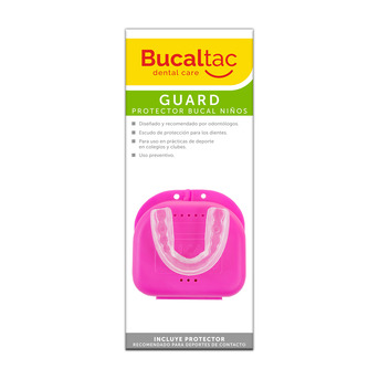  Protector bucal para niños Bucal Tac con Caja Contenedora 