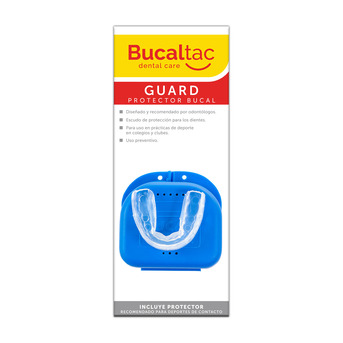Protector Bucal Bucal Tac con Caja Contenedora 