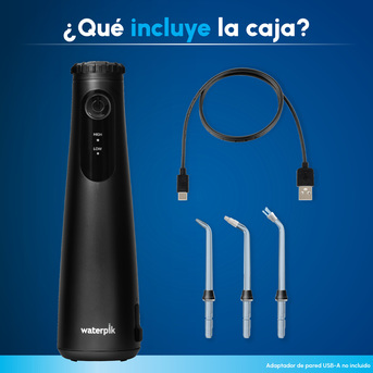 Irrigador Bucal Waterpik Cordless Plus Negra