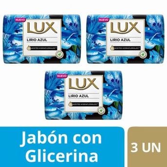 Jabón Lux Lirio Azul 90g x 3un