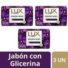 Jabón Lux Orquídea Negra 90g x 3un