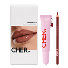 Set Dieciocho Lip Combo Lips Dont Lie Peach Dream Strawberry