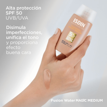 Fotoprotector Solar Facial Isdin Fusion Water Magic Medium SPF50 50ml